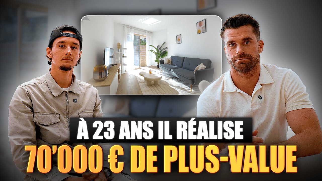 70'000&euro; de plus-value &agrave; 23 ans - Le parcours inspirant de Travis