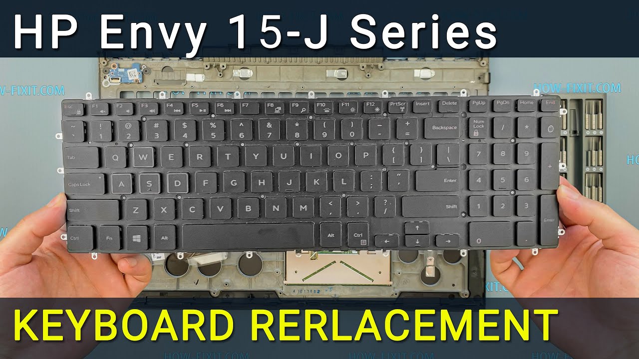 Замена клавиатуры на ноутбуке HP Envy 15 J Series