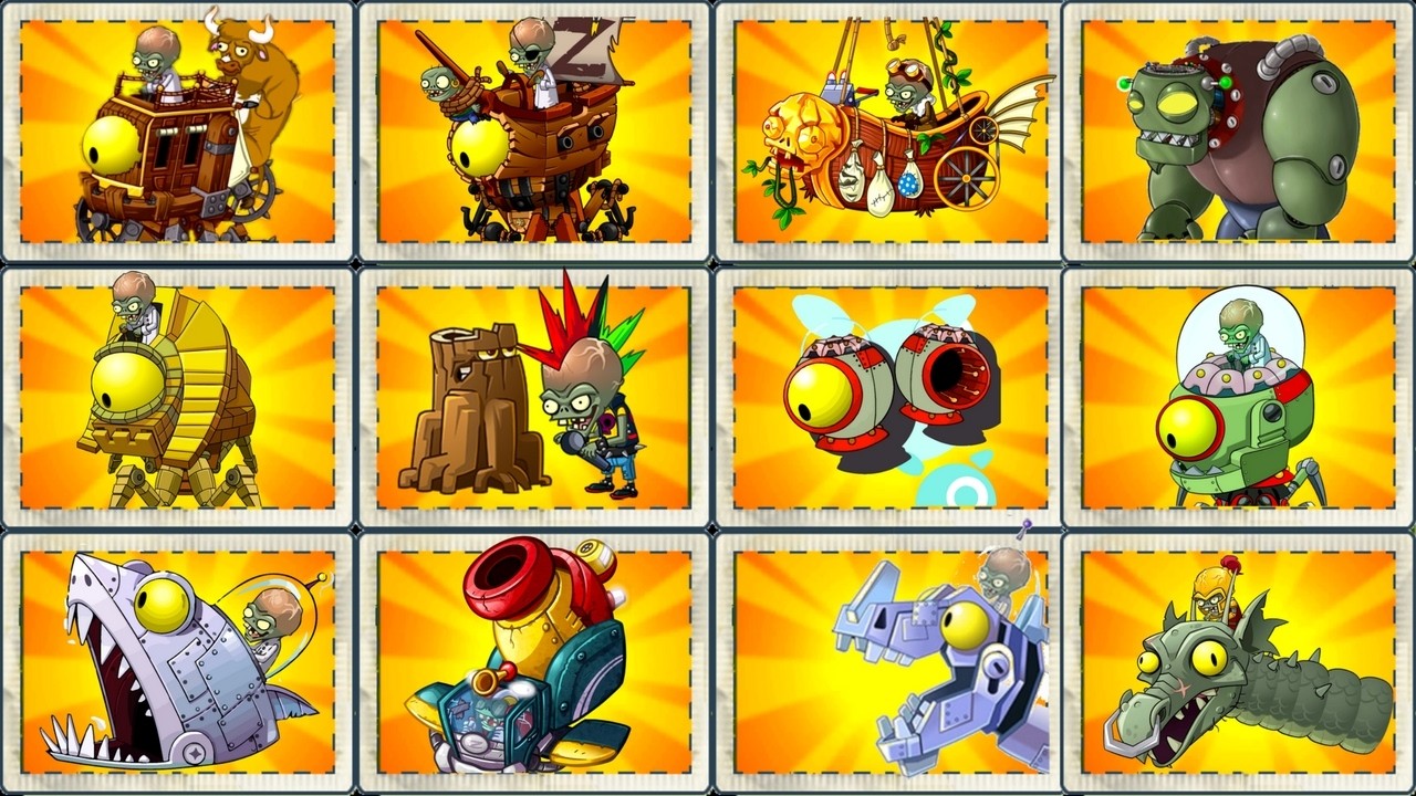 Plants vs Zombies 2 All Dr. Zomboss