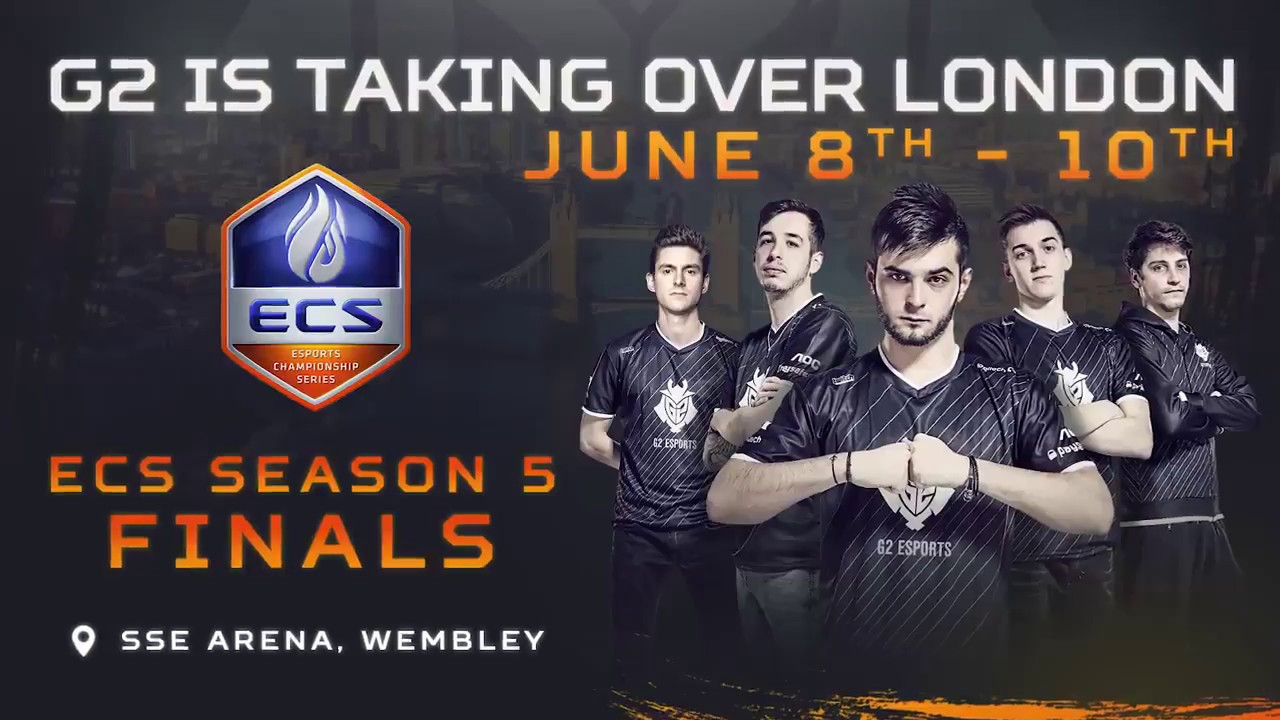 G2 Esports CS:GO Lineup for ECS Season 5  ft (Shox , KennyS , Boddy , SmithZz , x6TenZ )