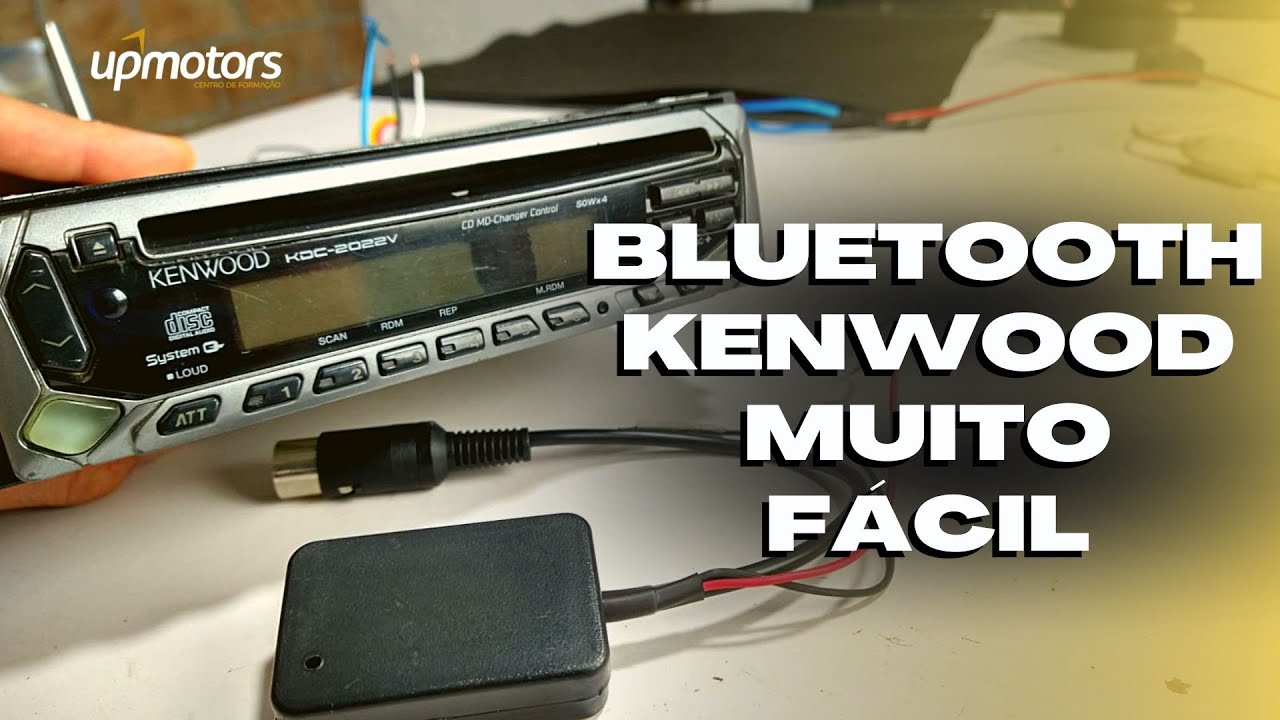 Adaptador BLUETOOTH para Rádio KENWOOD ; UPMOTORS