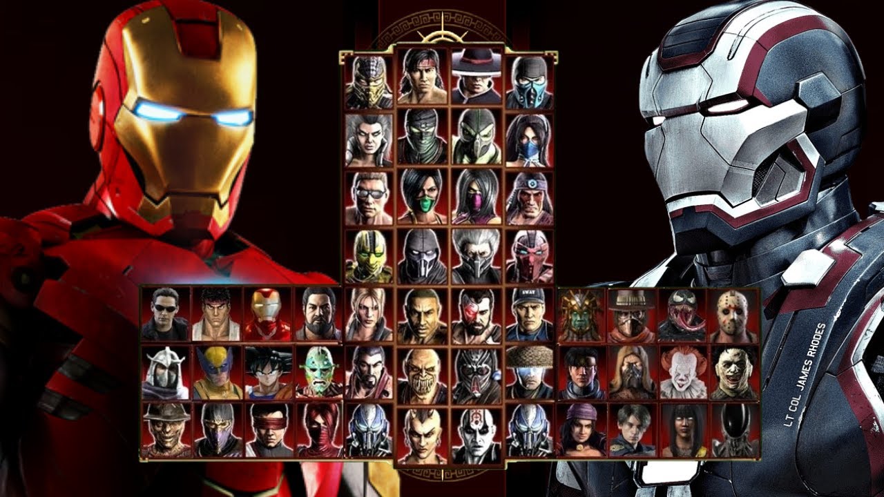 Mortal Kombat 9 - IRON MAN & WAR MACHINE - Expert Tag Ladder - Gameplay @(1080p) - 60ᶠᵖˢ ✔