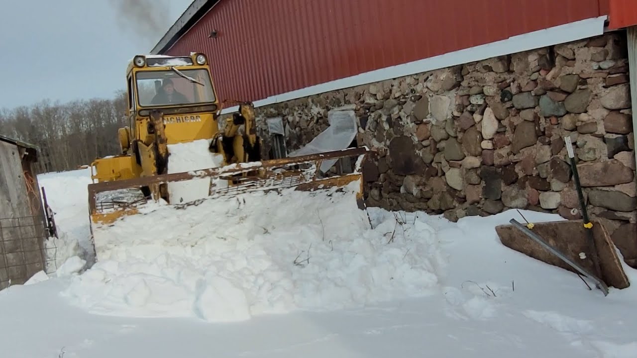 Farming - It's winter, yep, we are moving more snow.