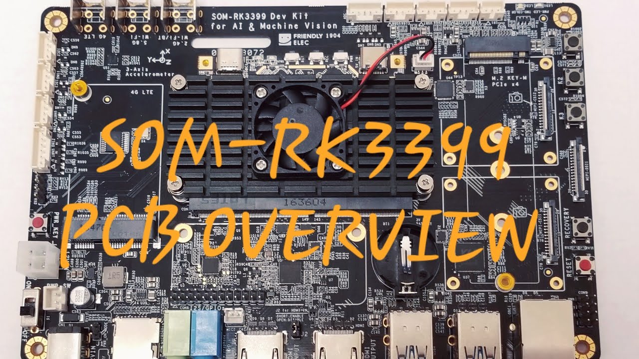FriendlyArm SOM-RK3399 - PCB OVERVIEW