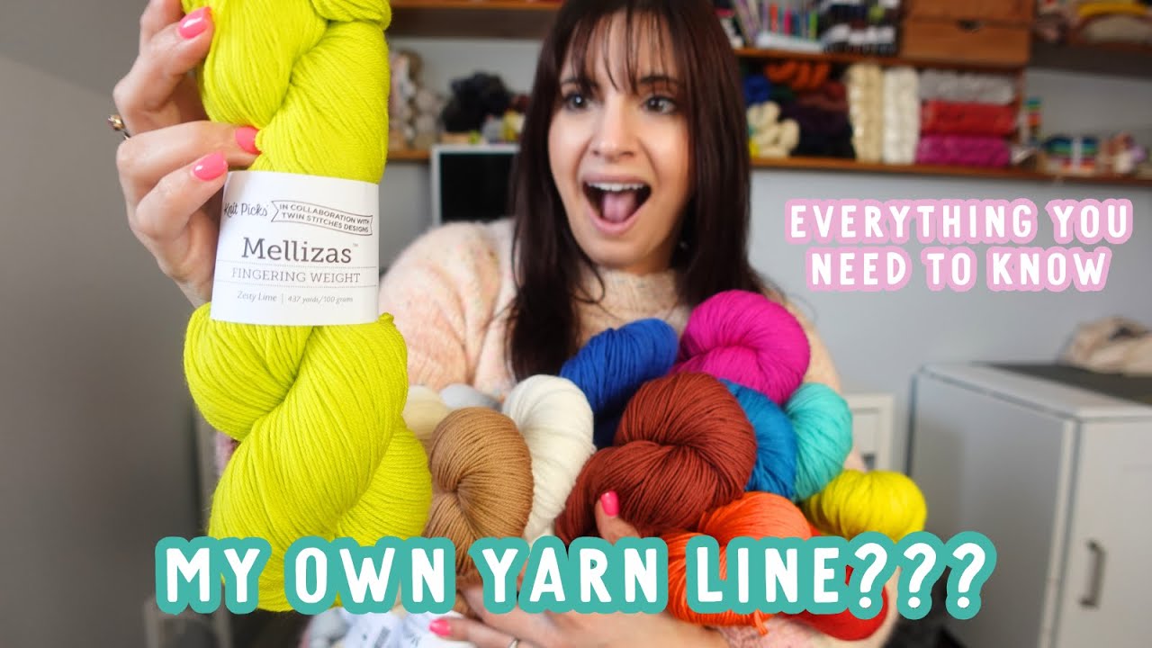 I CAME OUT WITH MY OWN YARN LINE! | Mellizas Yarn line with Knit Picks- Everything you need to know