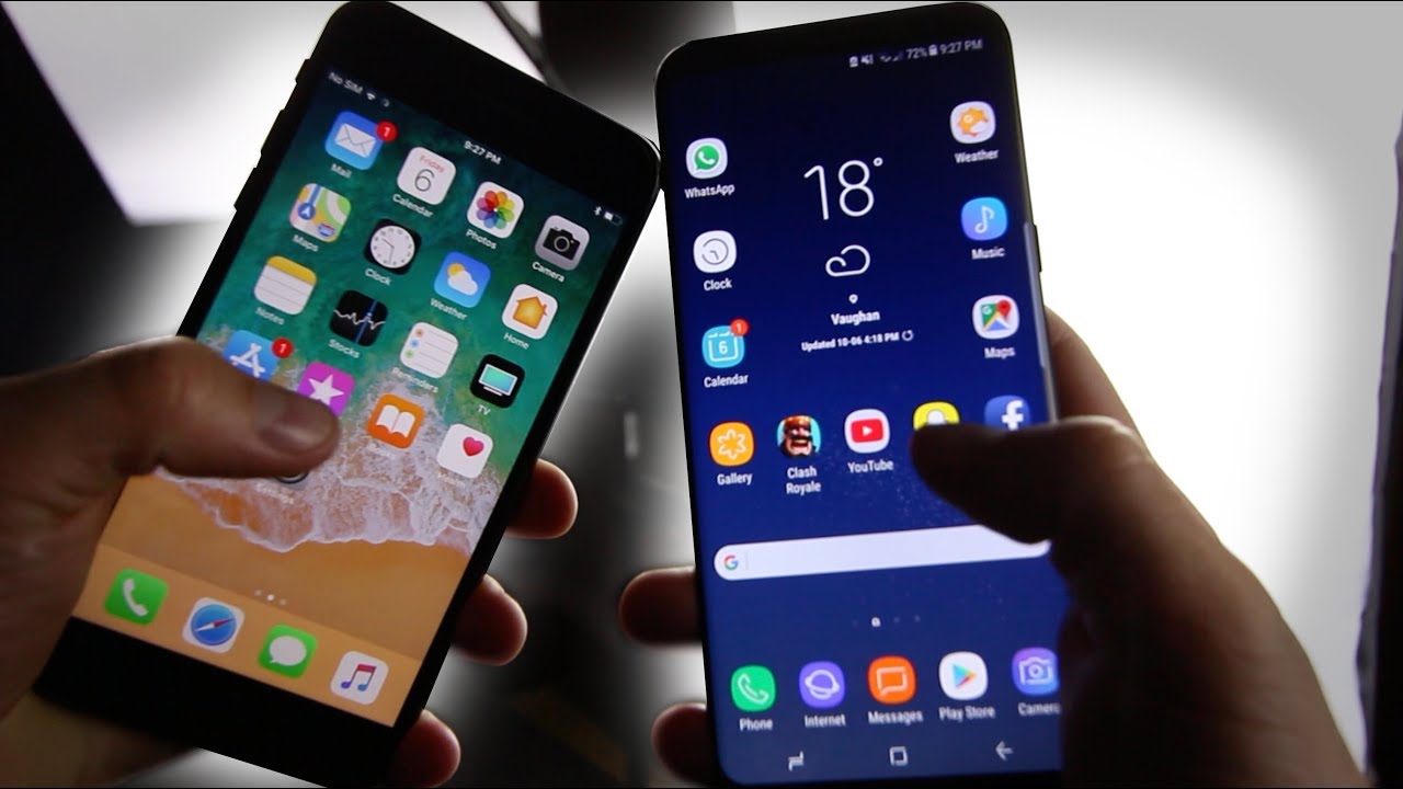 iPhone 8 Plus vs. Galaxy S8 Plus