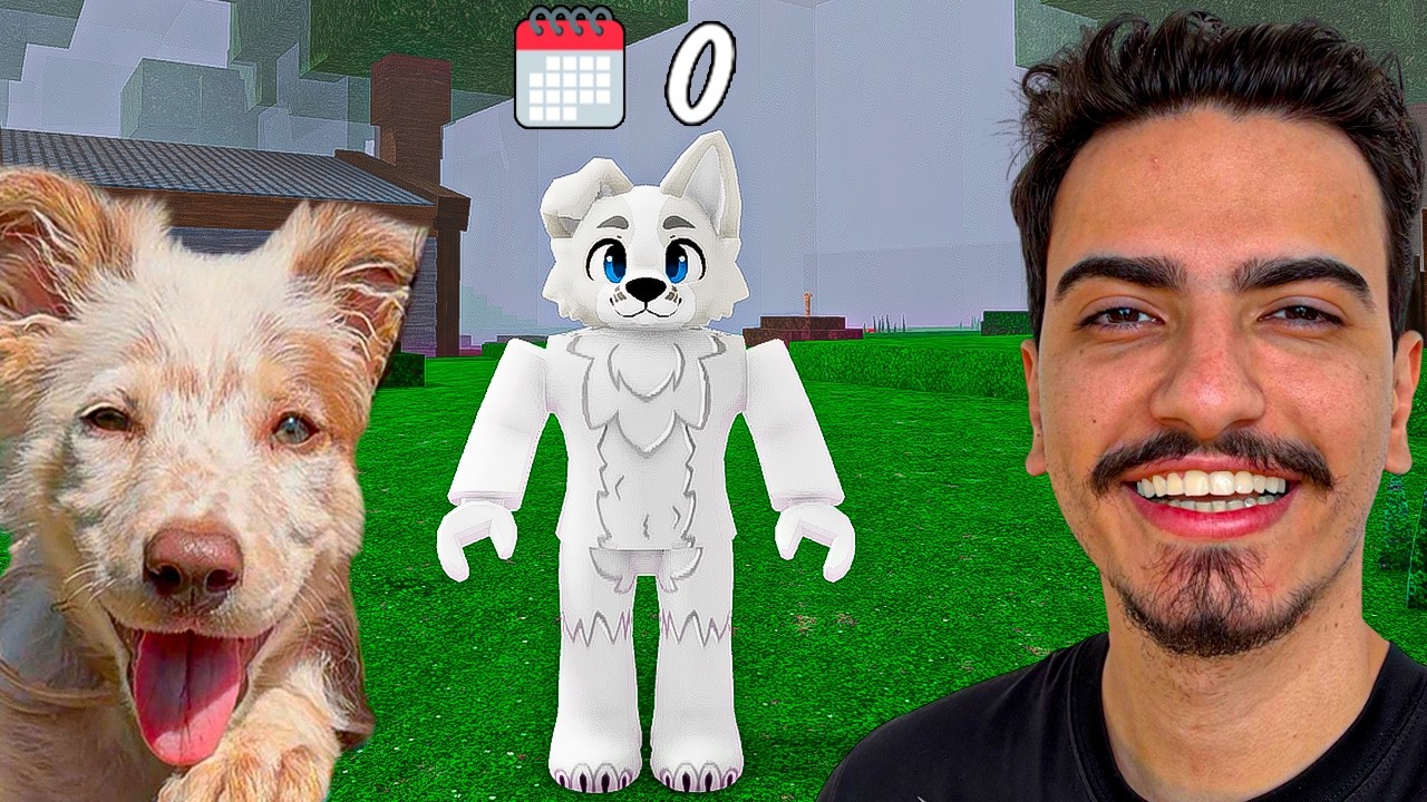 CRIEI UMA CONTA PRO MEU CACHORRO no 99 NOITES NA FLORESTA 🐶🦴