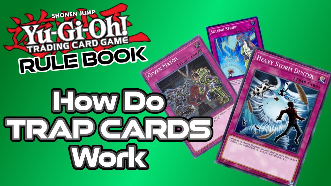 Yugioh Rule Book | How Do Trap Cards Work | Rules of Trap Cards