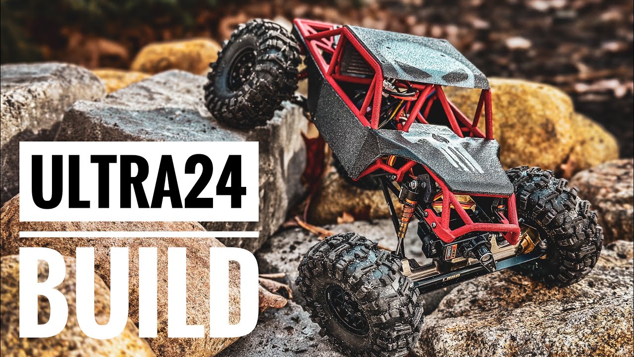 LGRP ULTRA 24 SCX24 BUILD - IT'S ALIVE! Motor and Electronics Install, Crawl Footage & More!!