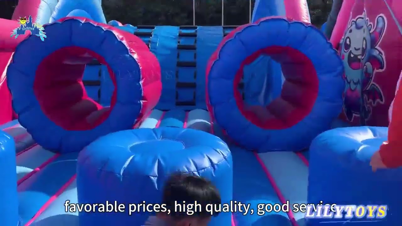 Factory direct latest design Inflatable bounce park #inflatable amusement park
