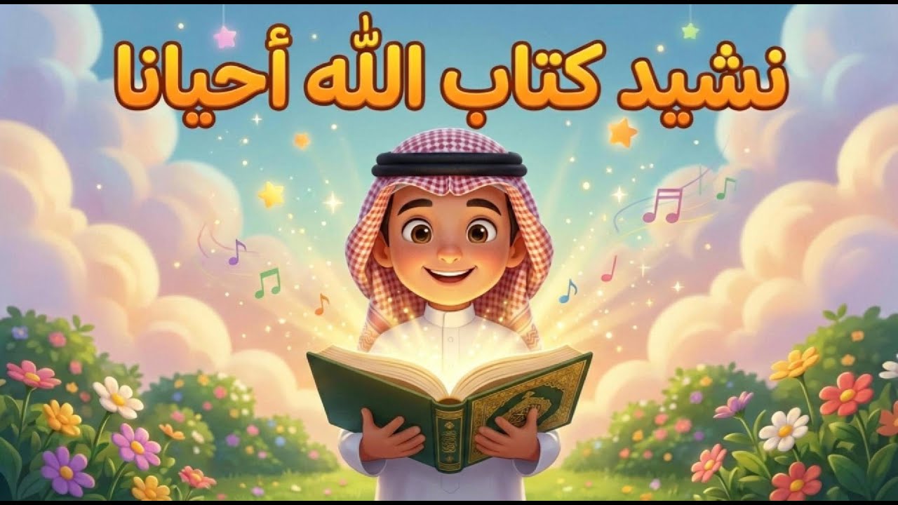 أنشودة كتاب الله أحيانا 🎵   أنشودة إسلامية للأطفال بدون موسيقى للصف الثالث الابتدائي المنهج السعودي