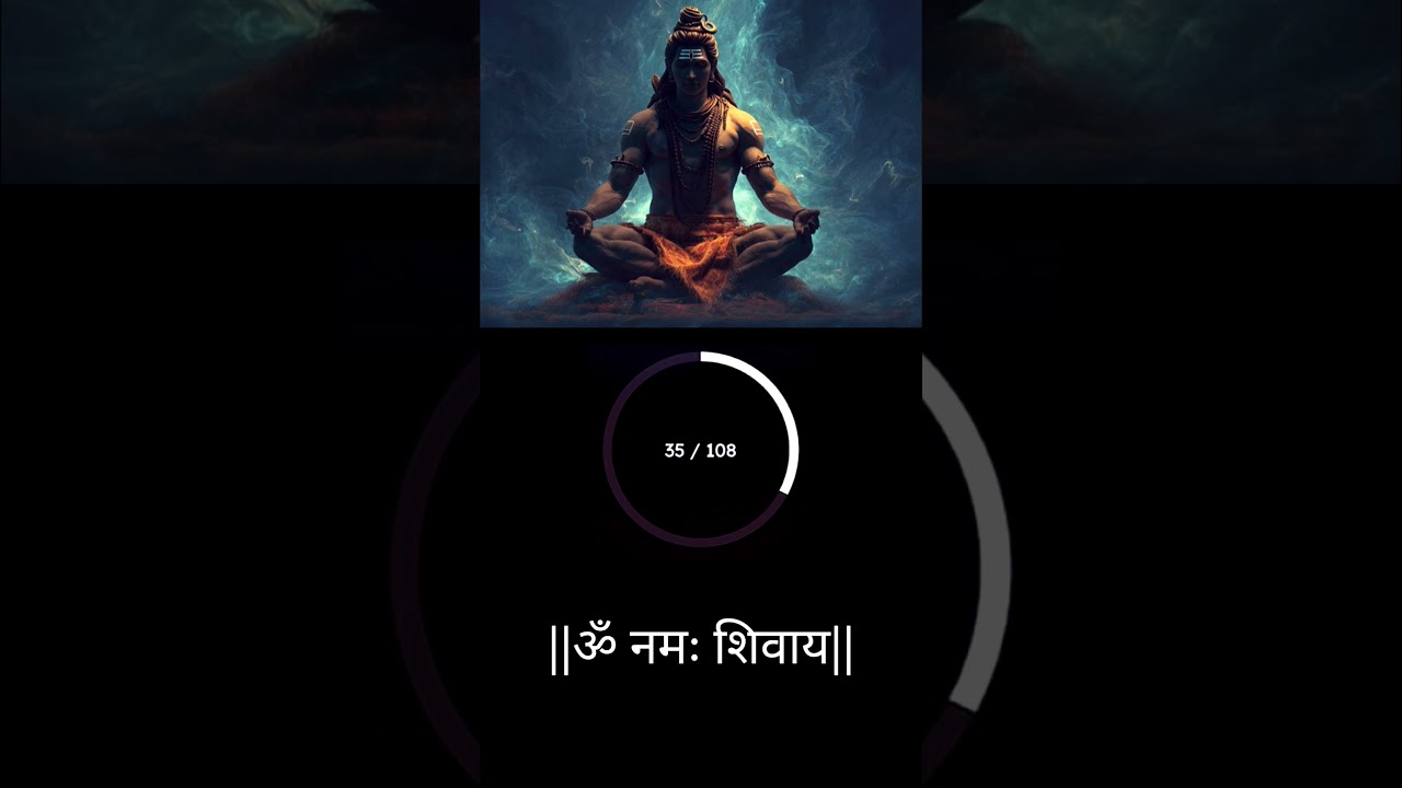 Om Namah Shivay 108 Times📿🕉✨️ // hat har mahadev 🙏🏻 