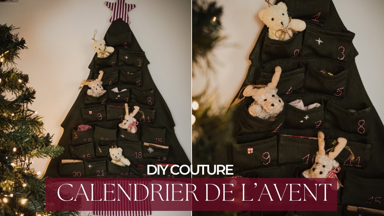 DIY | Couture d'un calendrier de l'avent et idées de cadeaux