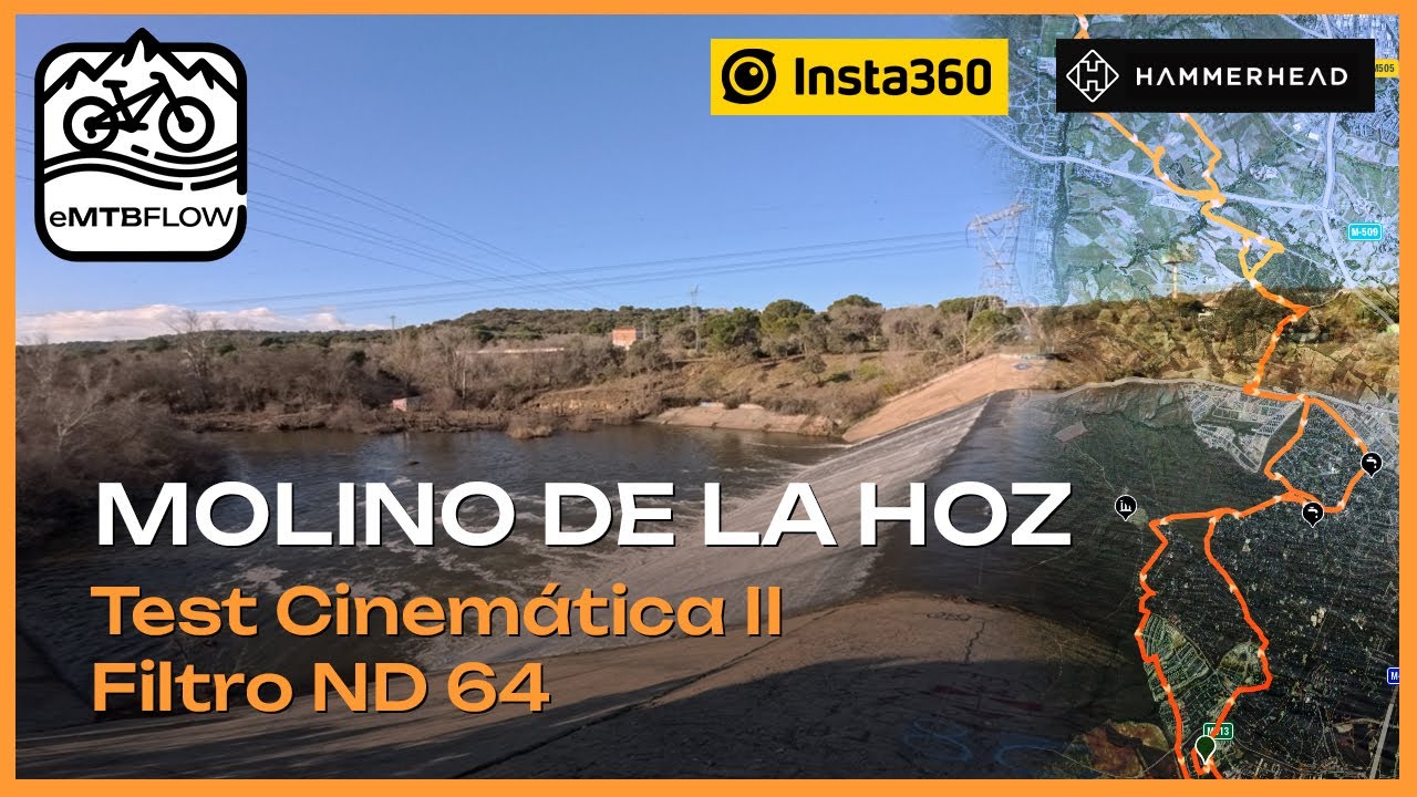 Ruta 🚴⚡️ eMTB: Molino de la Hoz | Insta360 Ace Pro 2 | Prueba de cinemática II con filtro ND 64