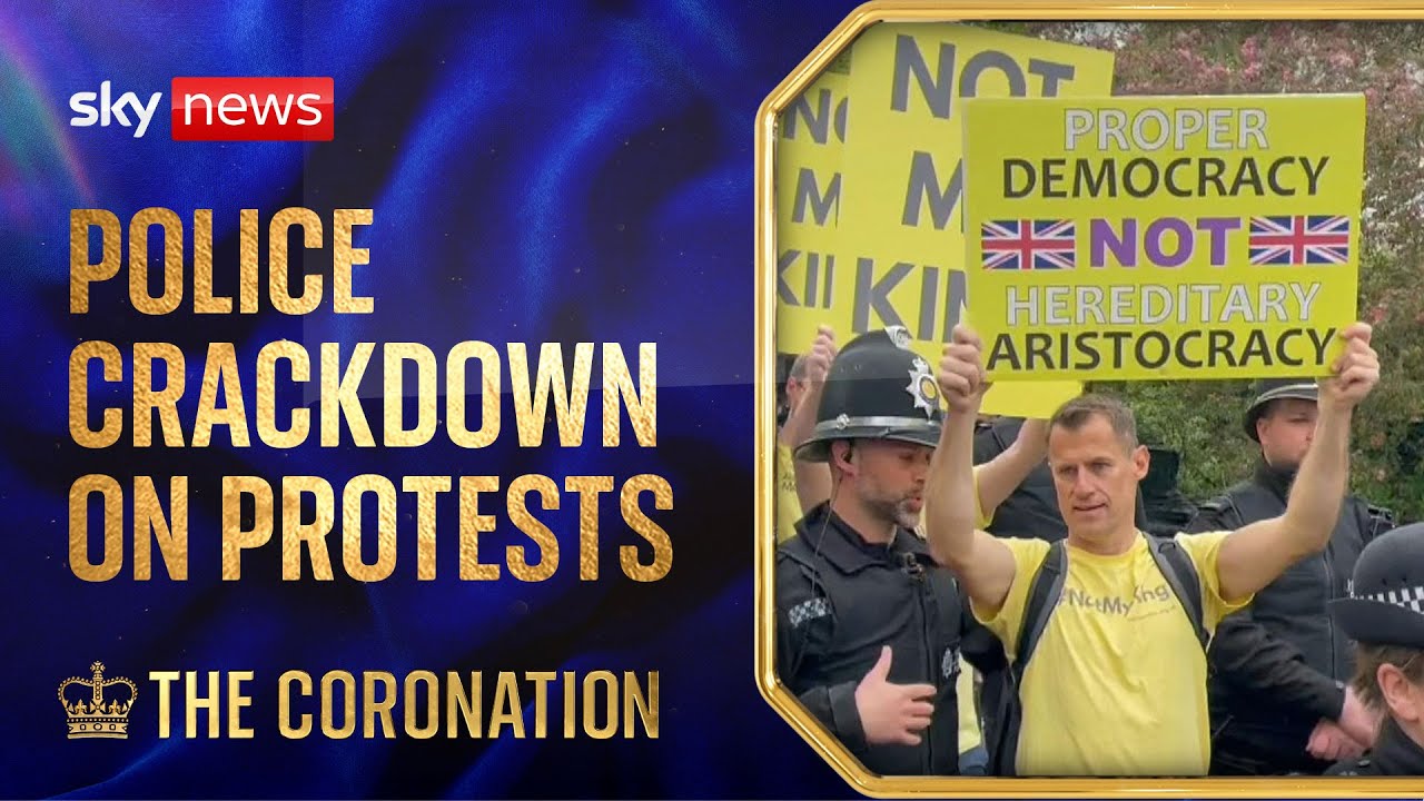 King's Coronation: Are protester arrests an 'attack on democracy'?