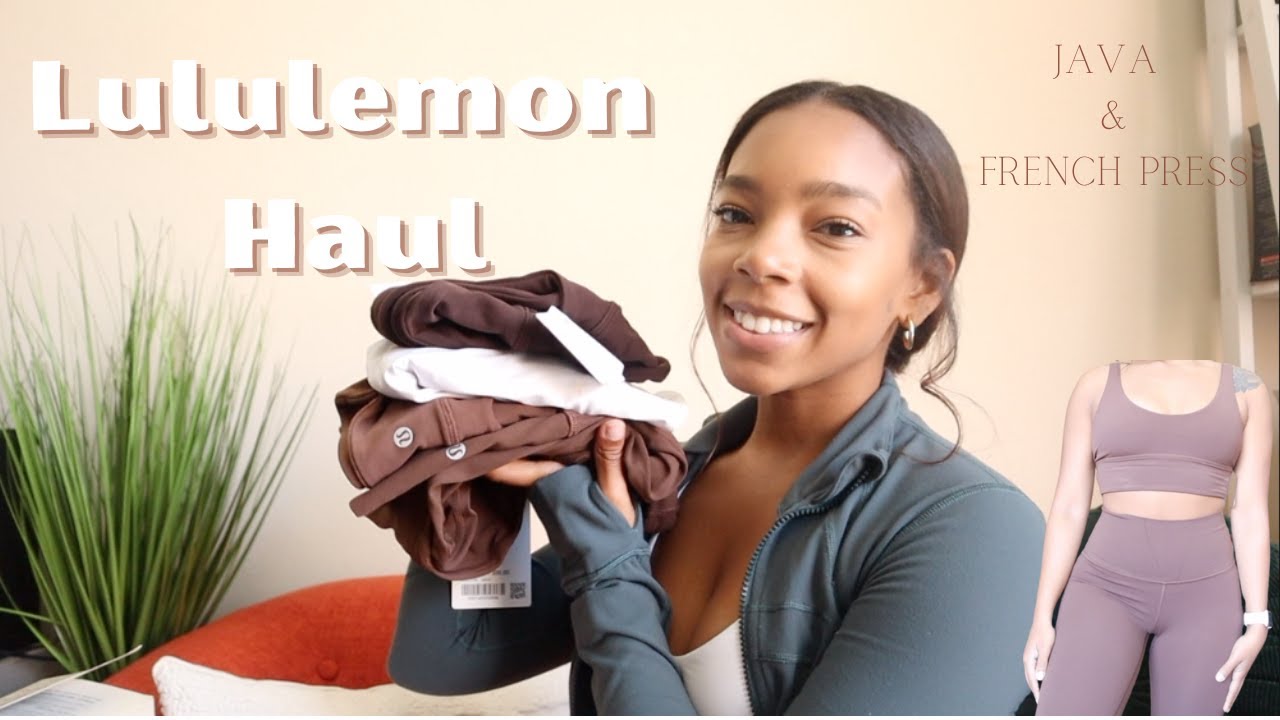 LULULEMON HAUL | Java & French Press