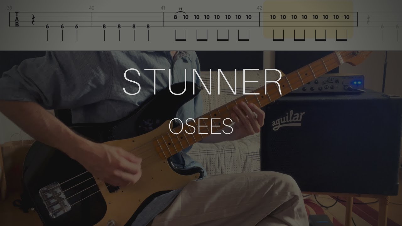 Osees (Thee Oh Sees) - Stunner (Bass Cover with Tabs)