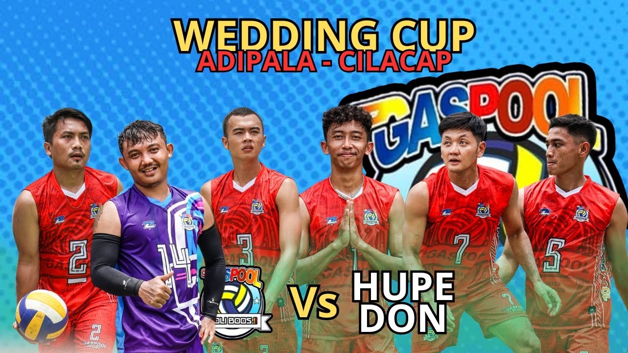 SIDIK & DEWI WEDDING CUP | GASPOOL VS HUPEDON | LIVE ADIPALA CILACAP