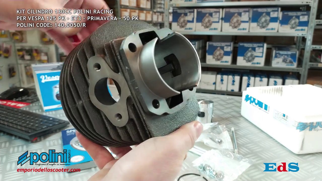 POLINI Unboxing | Kit 130cc Vespa Small Frame Et3 Primavera - 140.0050/R