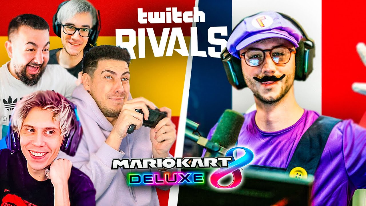 Juego el MAYOR TORNEO EUROPEO de YOUTUBERS de MARIO KART 🤯 | España vs Francia
