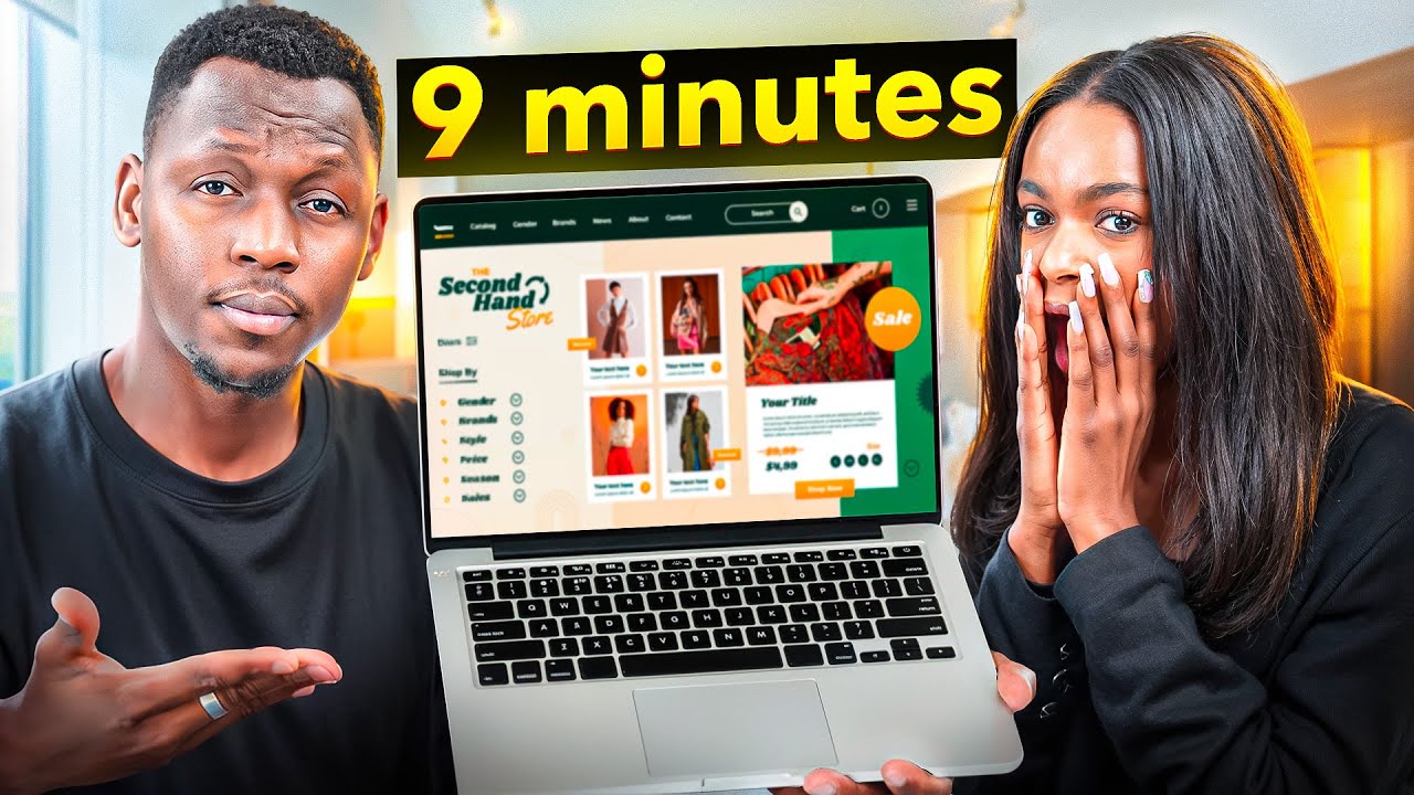 J'ai créé la boutique e-commerce de cette femme en 9min (Guide Débutant)