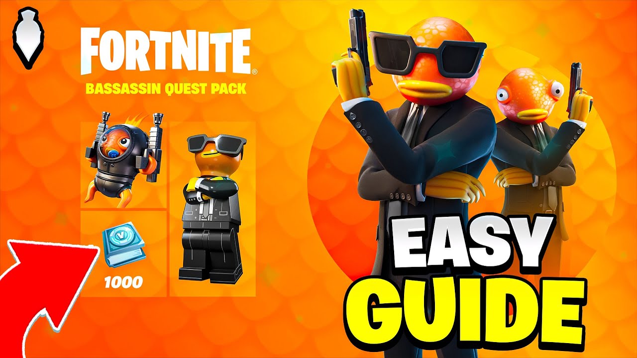 How To COMPLETE ALL BASSASSIN CHALLENGES in Fortnite! (Contract Giller Quests Pack Guide)