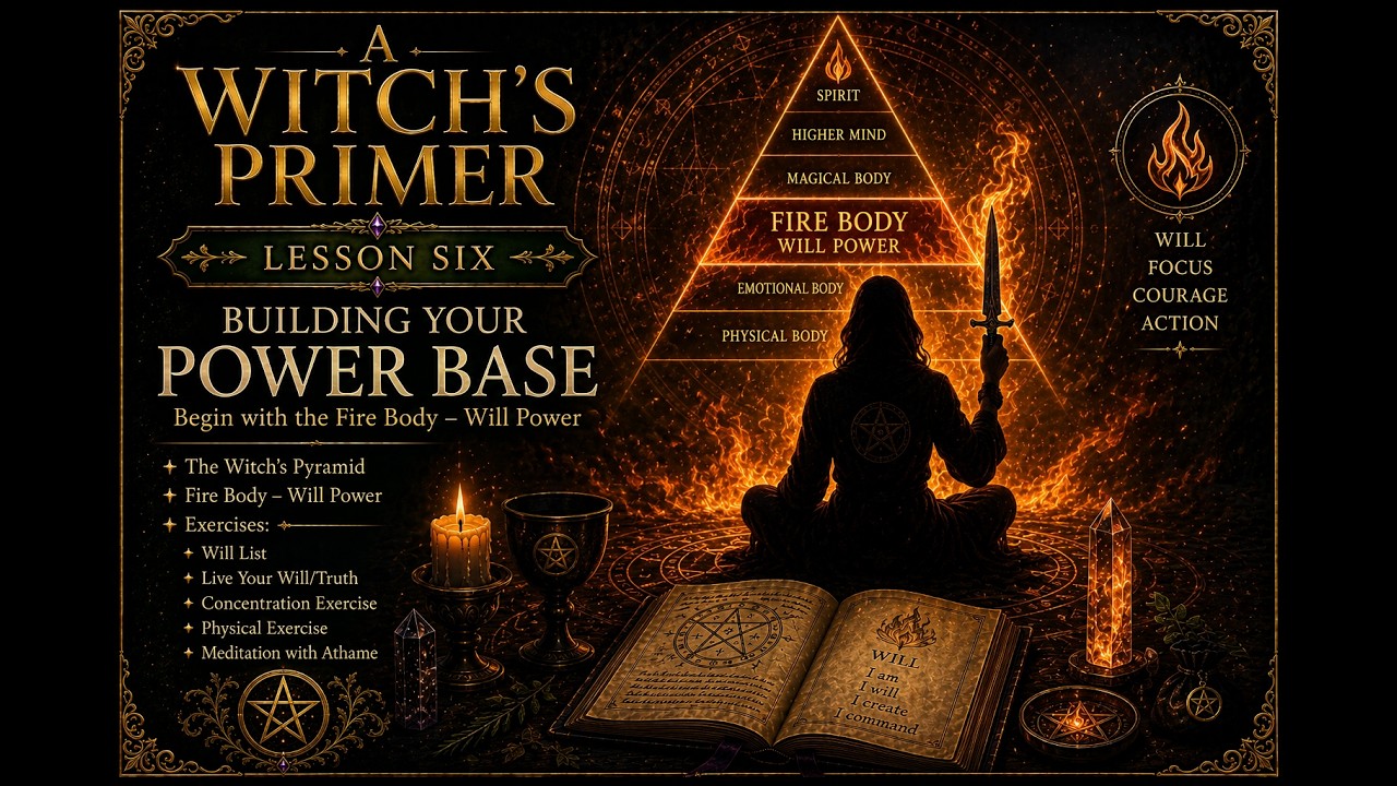 A Witch's Primer: Lesson 6: Power Base Pt. 1: Fire Body - Learn Witchcraft