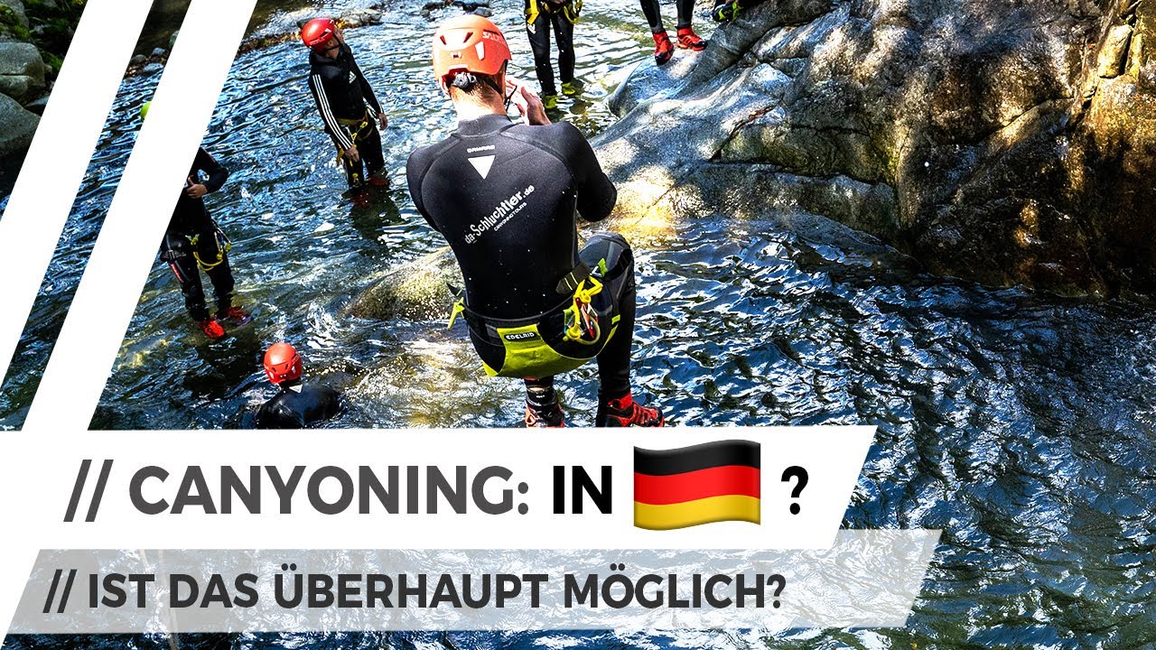 Nicht erlaubt: Canyoning in Deutschland?