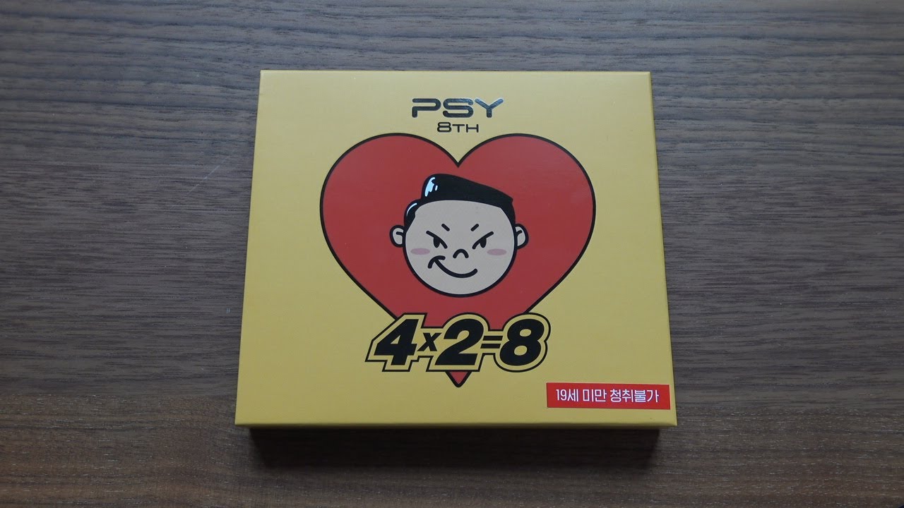 Unboxing PSY 싸이 8th Korean Studio Album 4x2=8