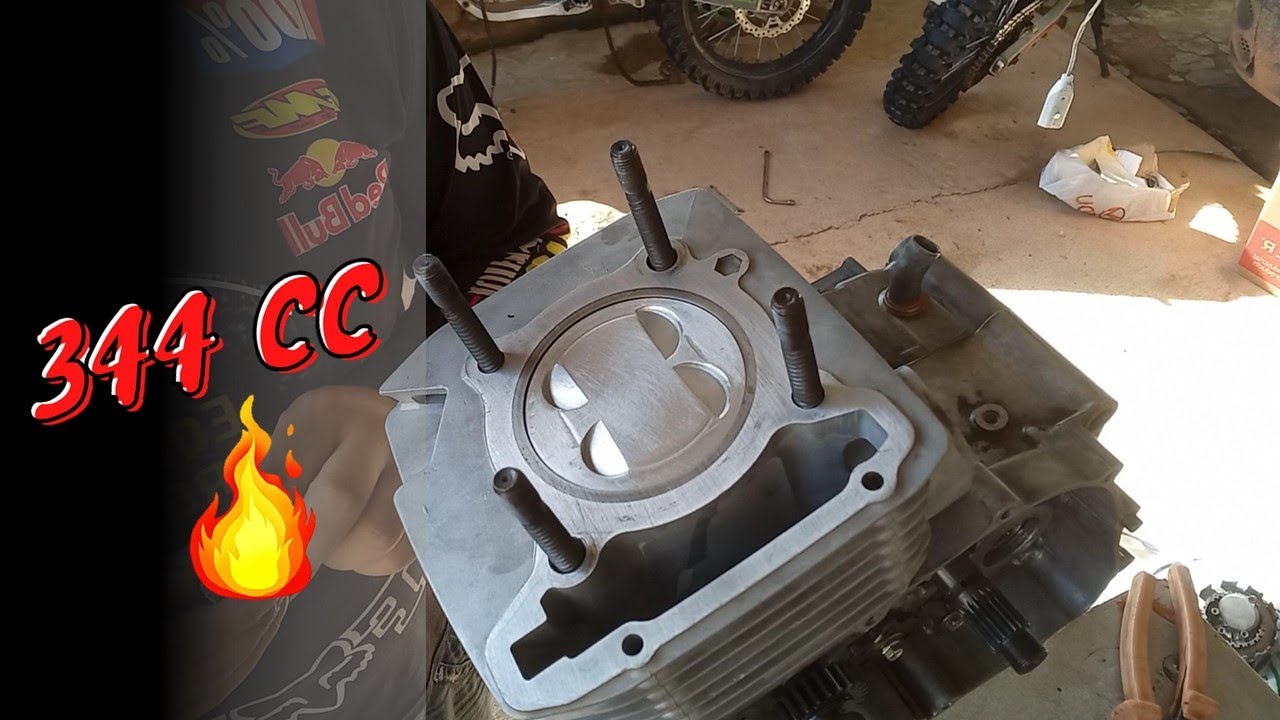 Projeto motor de XRE 300 para 344 cc cursado para uma KX 250F / PASSO A PASSO