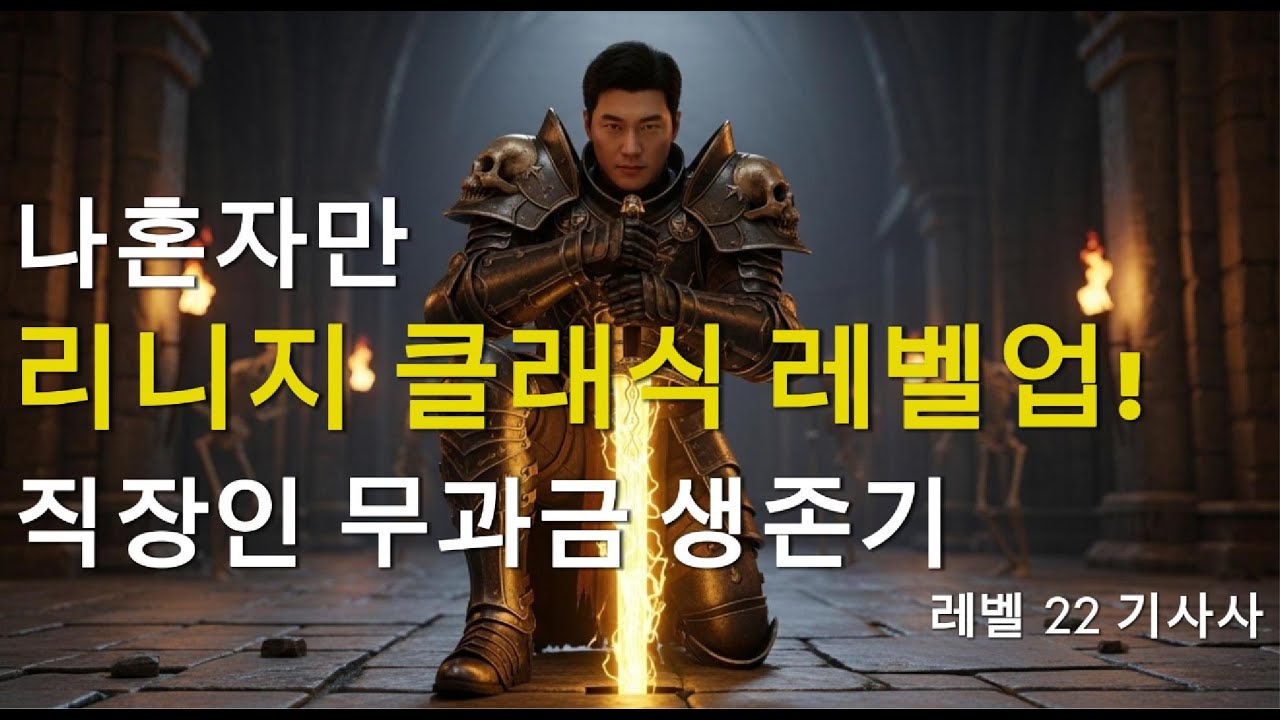 25렙 6검 4셋 완성! 나혼자만 리니지 클래식 레벨업 - 무과금 직장인 조호진의 듀크데필 생존기 #불도그#만만#이문주