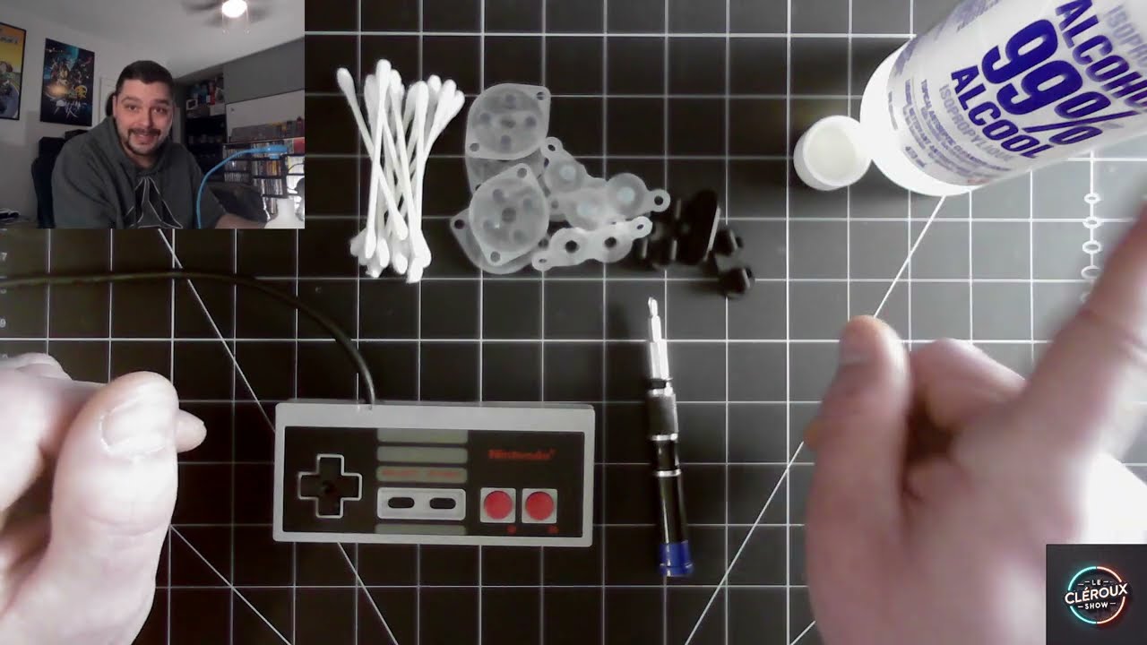 Réparer une manette Nes - Bricoler avec Le Cléroux Show #01