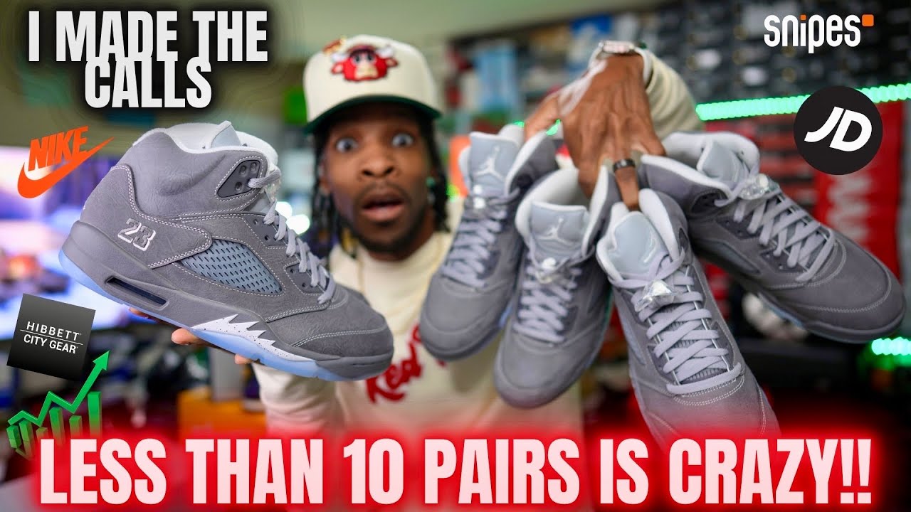 I MADE THE CALLS & WE MIGHT BE IN TROUBLE! JORDAN 5 WOLF GREYS MIGHT BE WORST THAN THE METALLIC 5S!