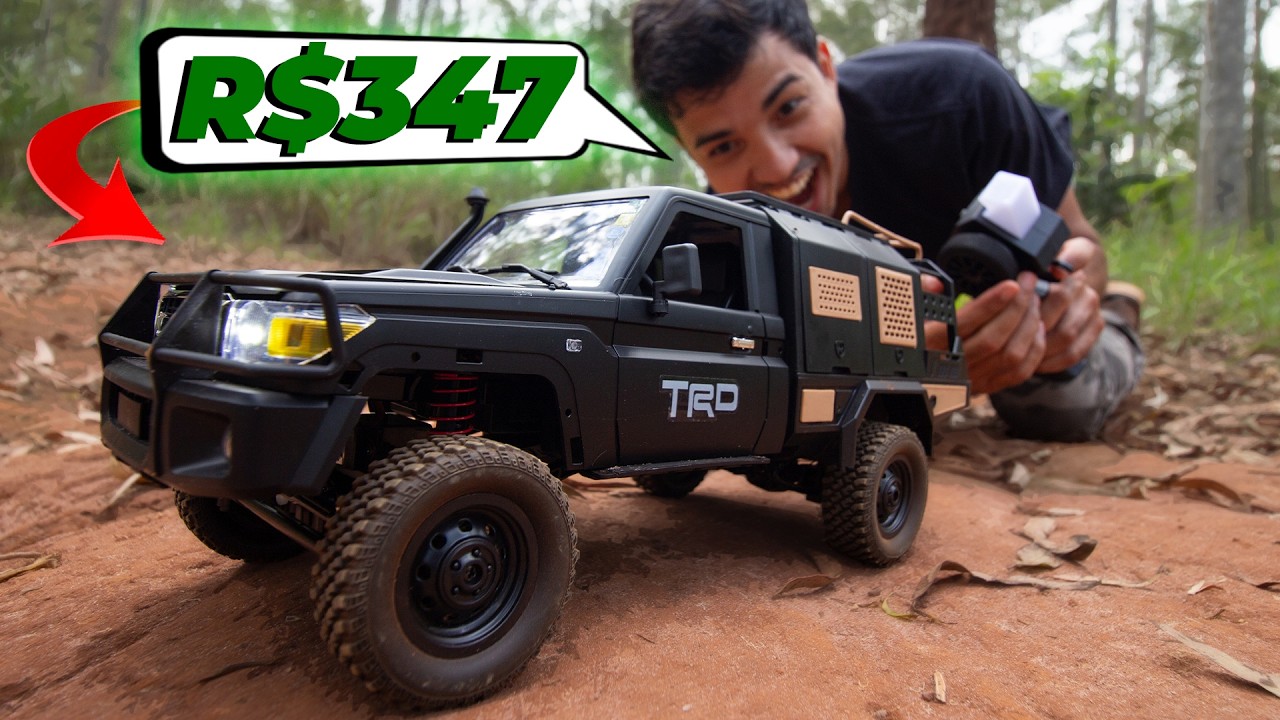 NOVIDADE! Caminhonete de Controle Remoto Vale a pena? Nós Testamos!  MN82S Land Cruiser
