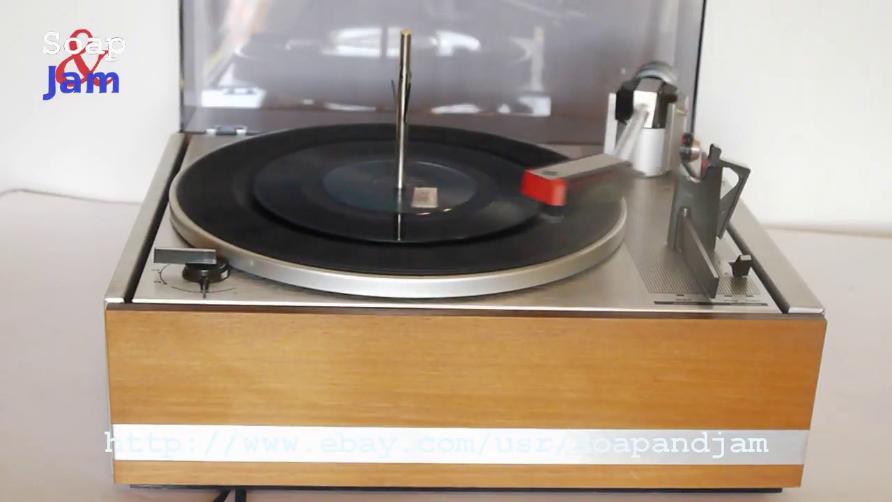 Vintage Turntable Player Telefunken W215 HIFI.