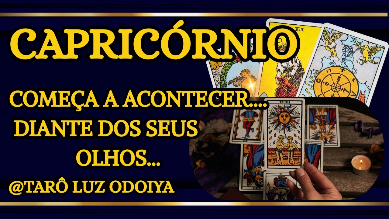 CAPRIC&Oacute;RNIO♑ PARECIA IMPOSS&Iacute;VEL&hellip; E DE REPENTE TUDO MUDA AQUI DRASTICAMENTE...