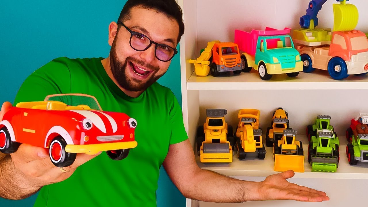 İbrahim ile Sihirli Arabalar 🚗✨ Ekskavatör, İtfaiye, Polis ve Roket!