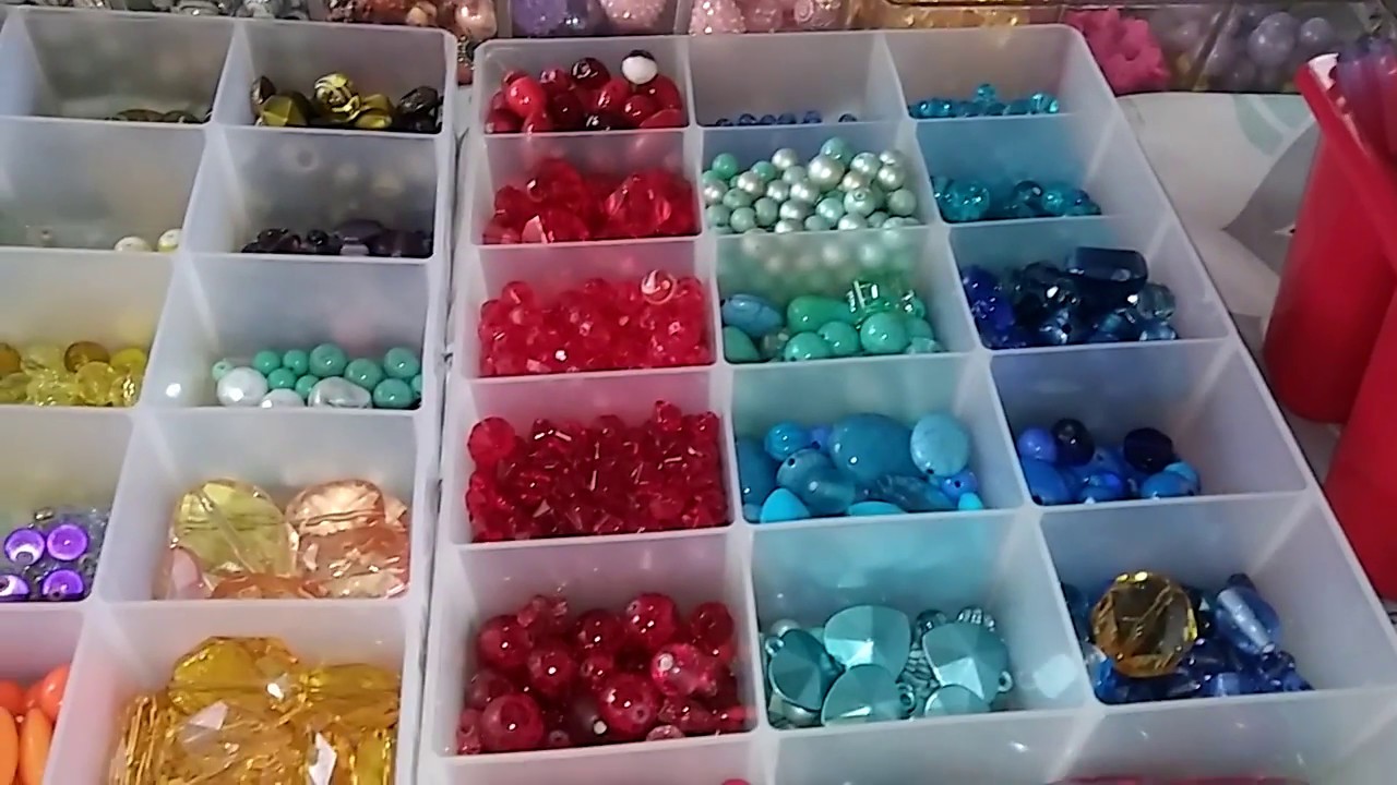 Walmart Beads haul for chunky charm and how I store my beads