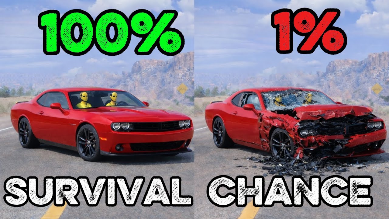 The Most Brutal Crashes of the Week in BeamNG.drive — Chance of Survival 😱🚗💣