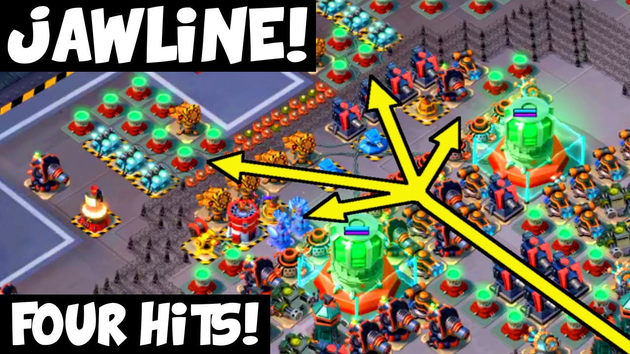 Jawline: Four hits! ✦ Boom Beach!
