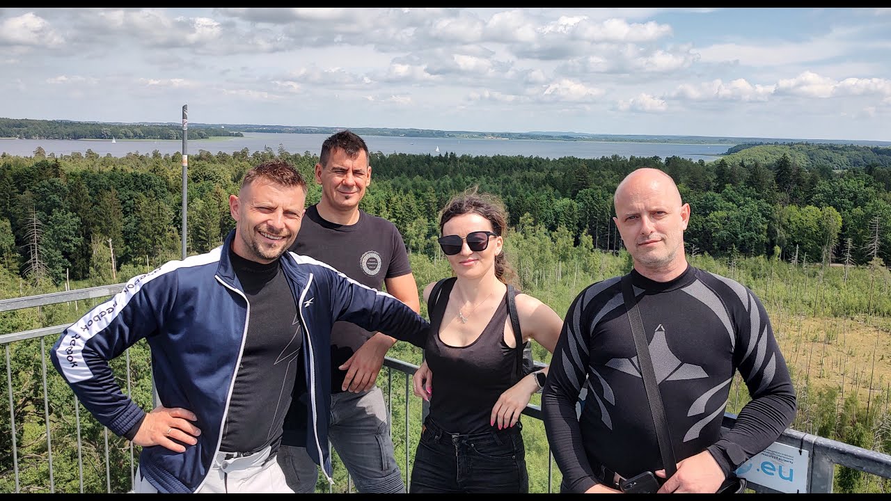 Mazury motocyklami 2023 r. Dzień 2 z 8 - Leśniewo, Mamerki, Zamek Kętrzyn, Wilczy Szaniec.