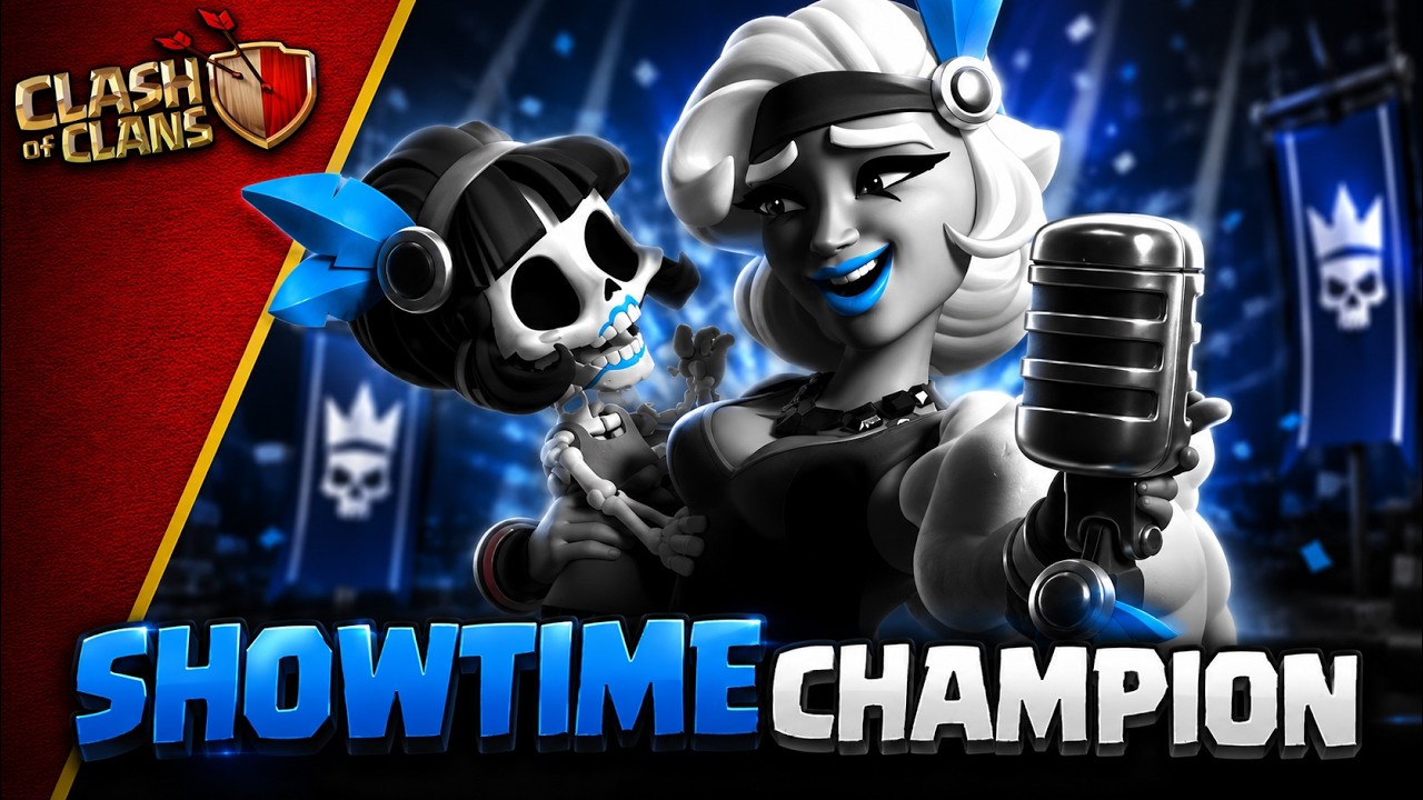 🔥 Showtime Champion Skin Review | June, 2025 | Clash of Clans | Clashflict 👑💎