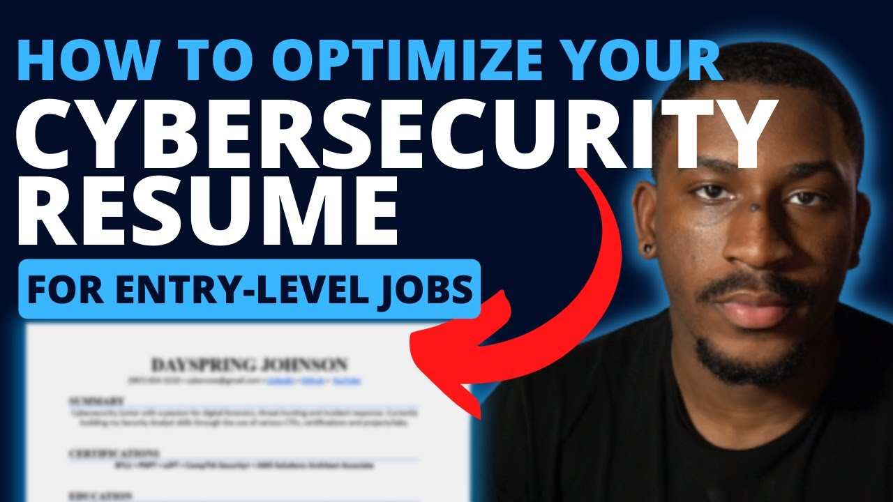 The Best Entry Level Cybersecurity Resume To Start Your Career