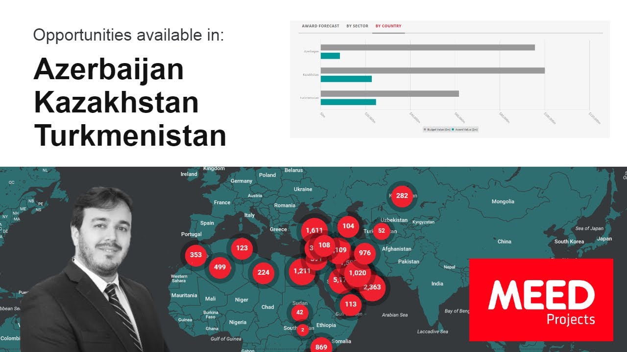 MEED Projects | Azerbaijan, Kazakhstan and Turkmenistan market update