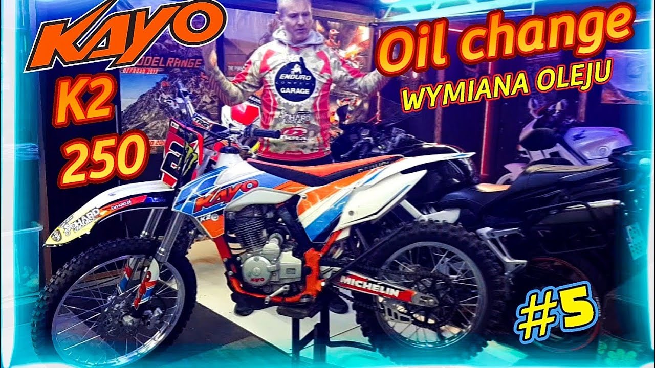 #5 Modyfikacje i wymiana oleju w Kayo K2 | Modifications / Oil change in kayo K2 250