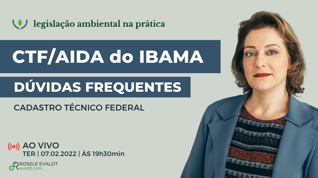 CTF/AIDA - IN IBAMA 12/2021 - Dúvidas Frequentes