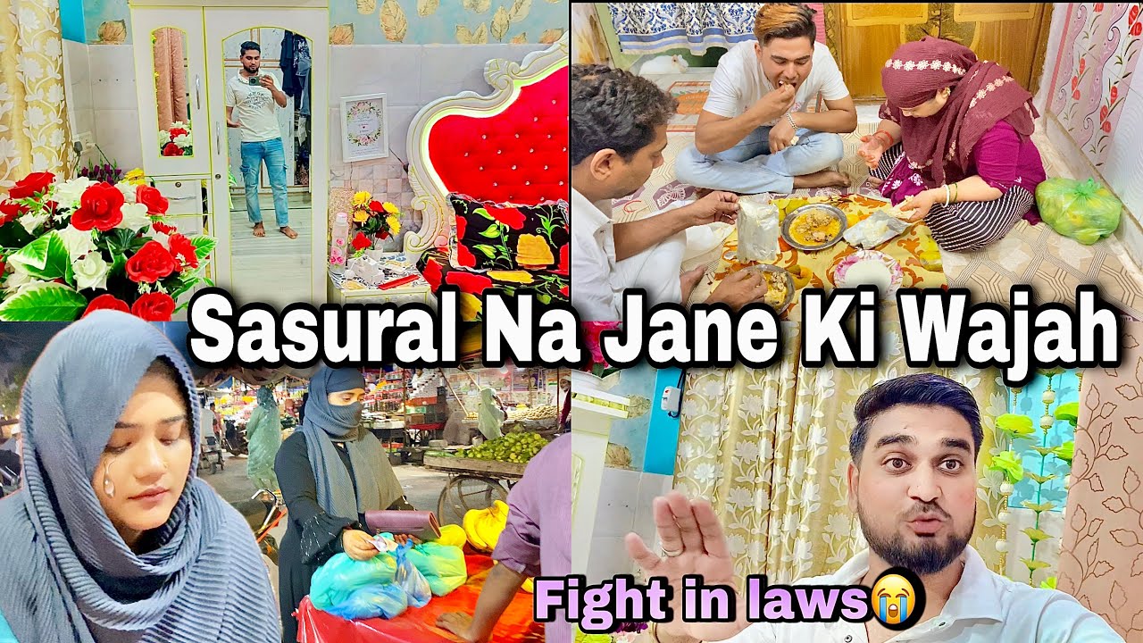 Mere 1 Mahine se Sasural Na Jane Ki Wajah💔 | Fight With Husband 😤💔 Fruits Shopping Karne Gye 🍒🍉