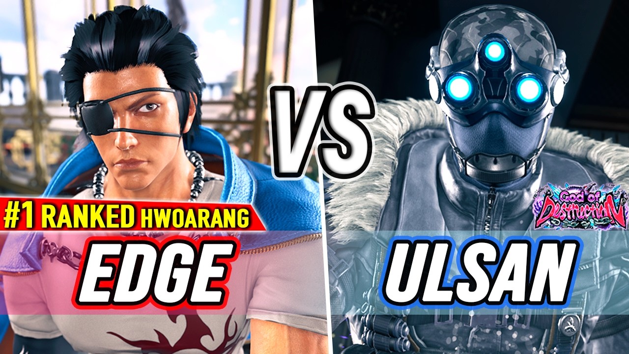 T8 🔥 EDGE (#1 Ranked Hwoarang) vs Ulsan & Kkokkoma (Dragunov) 🔥 Tekken 8 High Level Gameplay