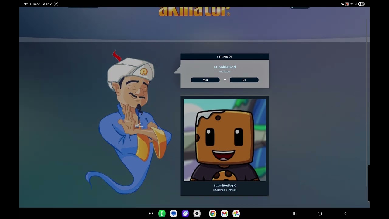 Akinaitor (Akinator) the game