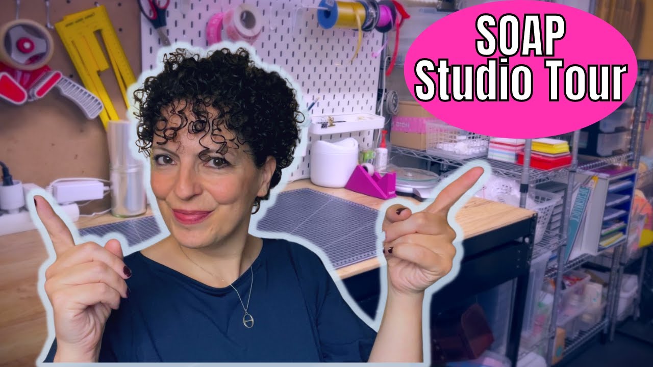 Soap Studio Tour - visit my new soap room